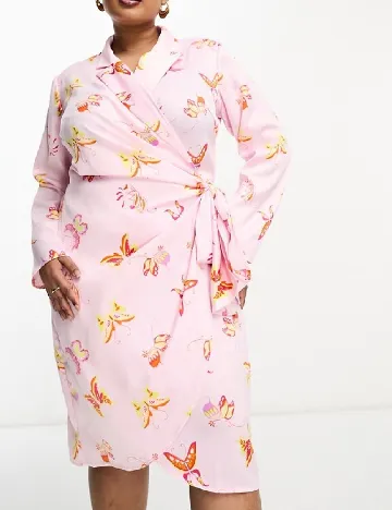 Rochie medie Something New Plus Size, roz
