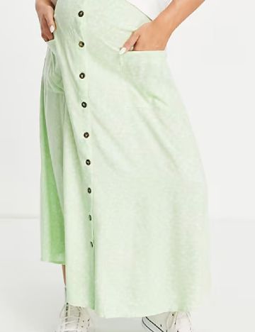 Fusta Asos Maternity, verde