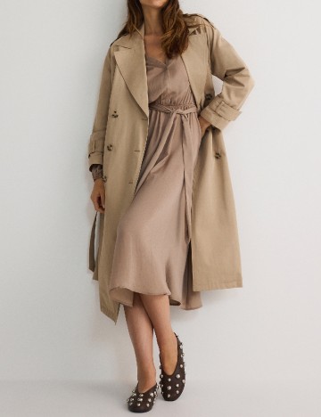 Rochie medie Reserved, maro