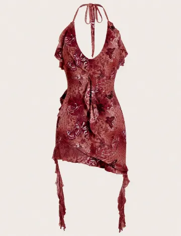 Rochie scurta SHEIN, rosu