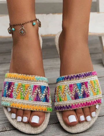 Slapi SHEIN, mix culori