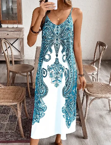 Rochie lunga SHEIN, albastru