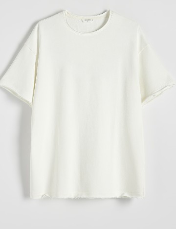 Tricou Reserved, alb