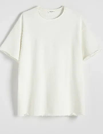 Tricou Reserved, alb
