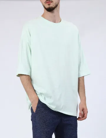 Tricou Oversize ASOS, verde Verde