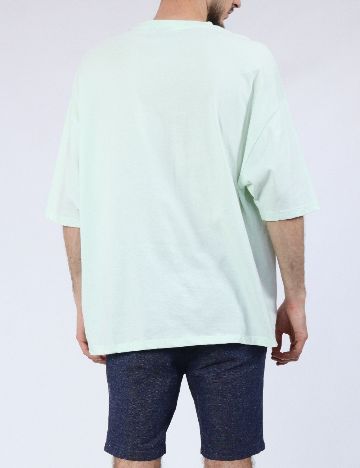 Tricou Oversize ASOS, verde
