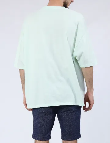 Tricou Oversize ASOS, verde Verde
