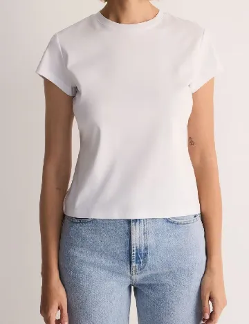 Tricou Reserved, alb