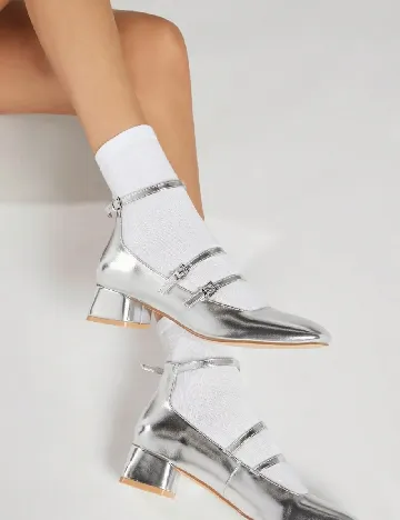 Pantofi SHEIN, argintiu