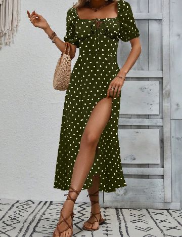 Rochie medie SHEIN, verde
