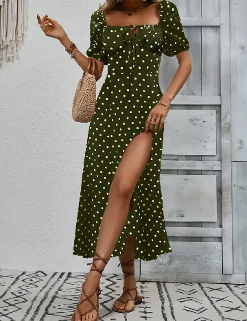 Rochie medie SHEIN, verde