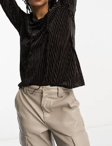 Bluza Urban Threads, maro inchis