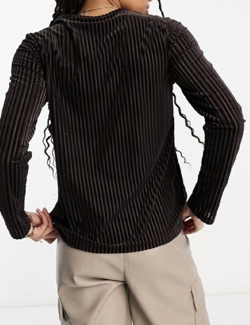 Bluza Urban Threads, maro inchis