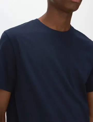 Tricou Reserved, bleumarin inchis