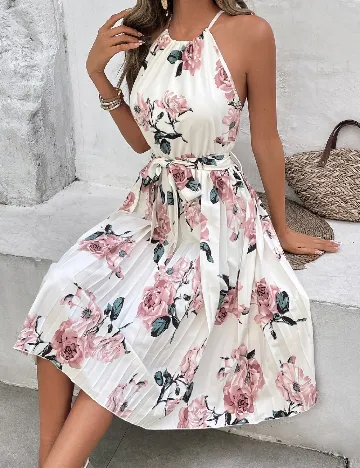 Rochie medie SHEIN, alb