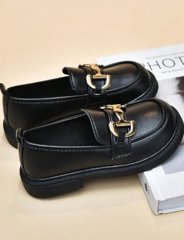 Mocasini Shein Kids, negru Negru