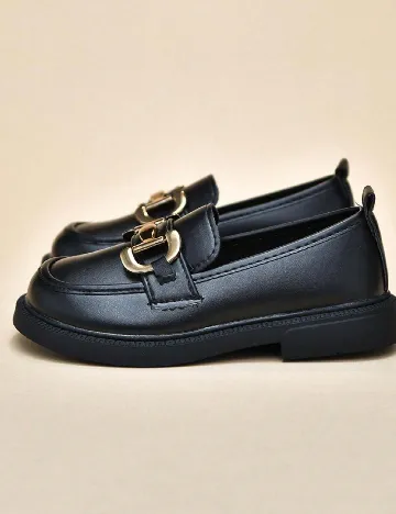 Mocasini Shein Kids, negru Negru