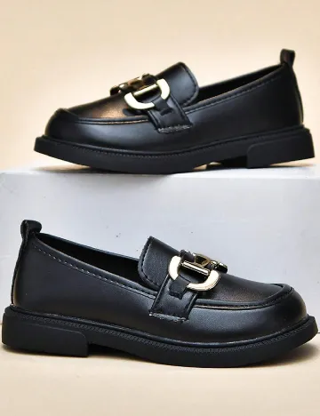 Mocasini Shein Kids, negru Negru