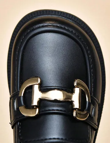 Mocasini Shein Kids, negru Negru
