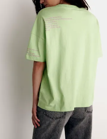 Tricou Oversize Reserved, verde