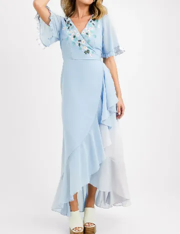 Rochie lunga Maya Deluxe, albastru
