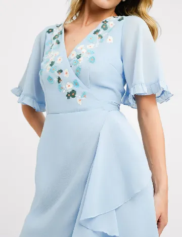 Rochie lunga Maya Deluxe, albastru
