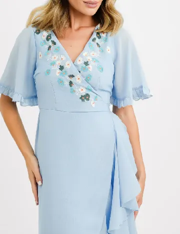 Rochie lunga Maya Deluxe, albastru