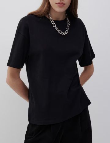 Tricou Oversize Reserved, negru