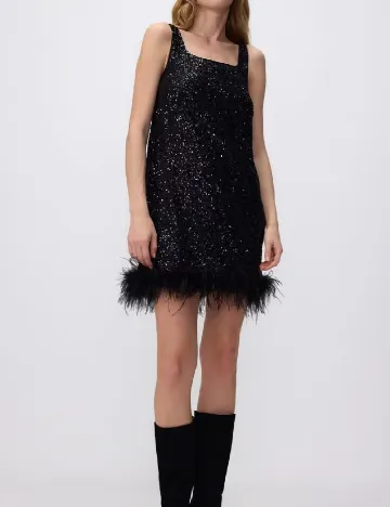 Rochie scurta Reserved, negru