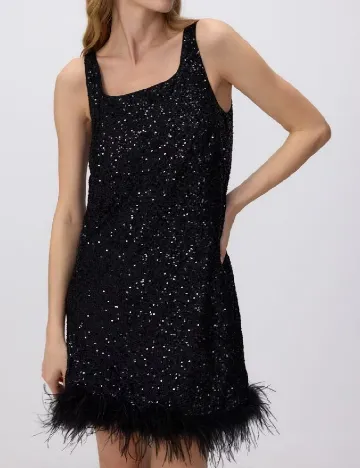 Rochie scurta Reserved, negru