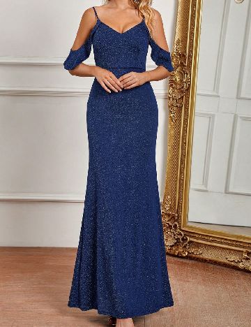 Rochie lunga SHEIN, albastru
