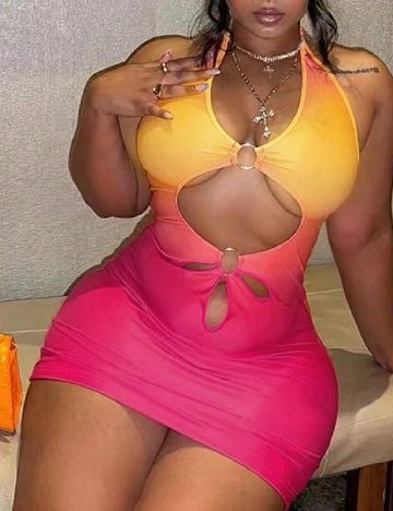 Rochie scurta SHEIN, roz