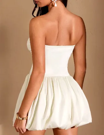 Rochie scurta SHEIN, ecru