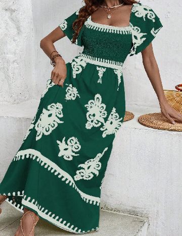 Rochie lunga SHEIN, verde
