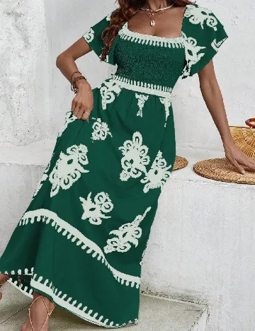 Rochie lunga SHEIN, verde