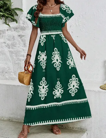 Rochie lunga SHEIN, verde