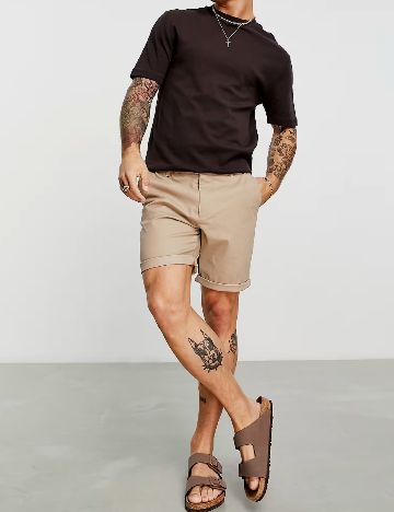 Pantaloni scurti ASOS, maro
