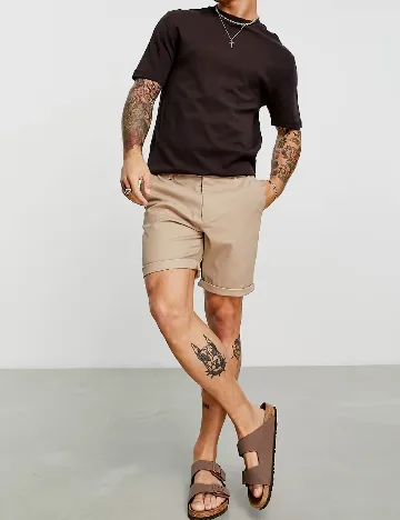 Pantaloni scurti ASOS, maro