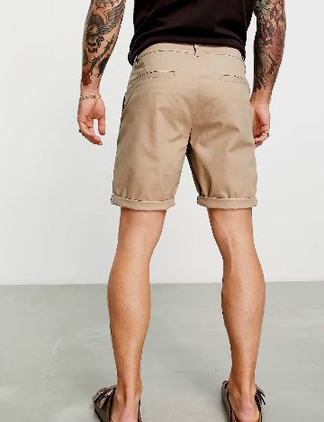Pantaloni scurti ASOS, maro