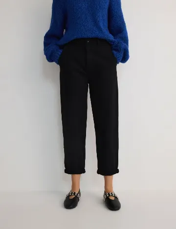 Pantaloni Reserved, negru