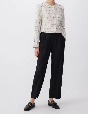 Pantaloni Reserved, negru