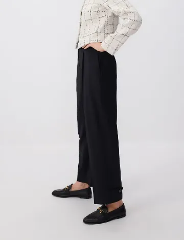 Pantaloni Reserved, negru