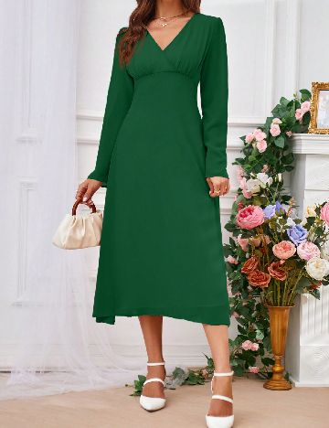 Rochie medie SHEIN, verde