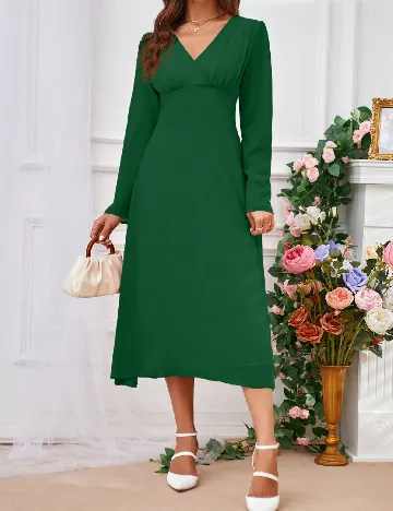 Rochie medie SHEIN, verde
