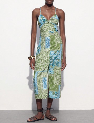 Rochie medie SHEIN, verde