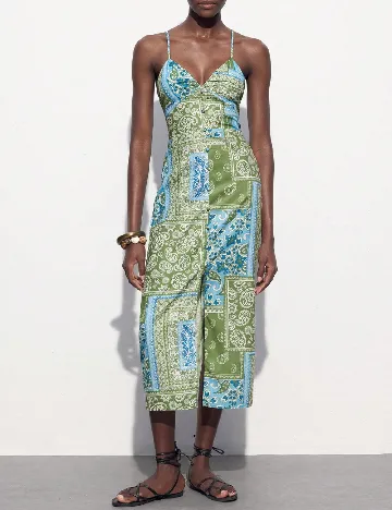 Rochie medie SHEIN, verde