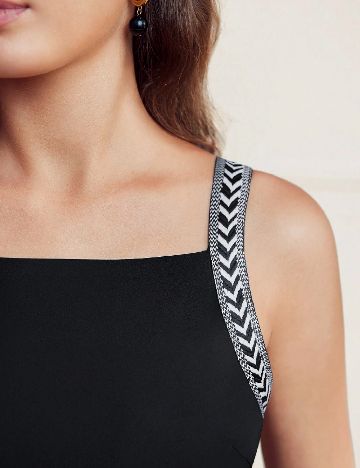Rochie medie MOTF, negru