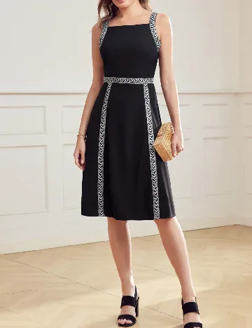 Rochie medie MOTF, negru