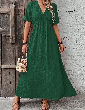 Rochie lunga SHEIN, verde