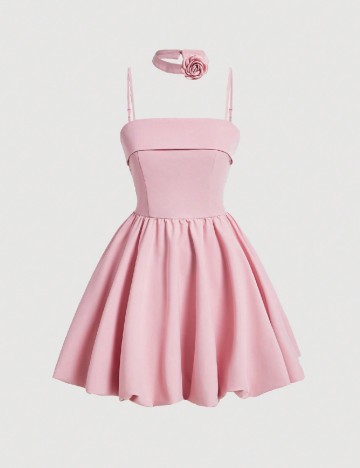 Rochie scurta SHEIN, roz